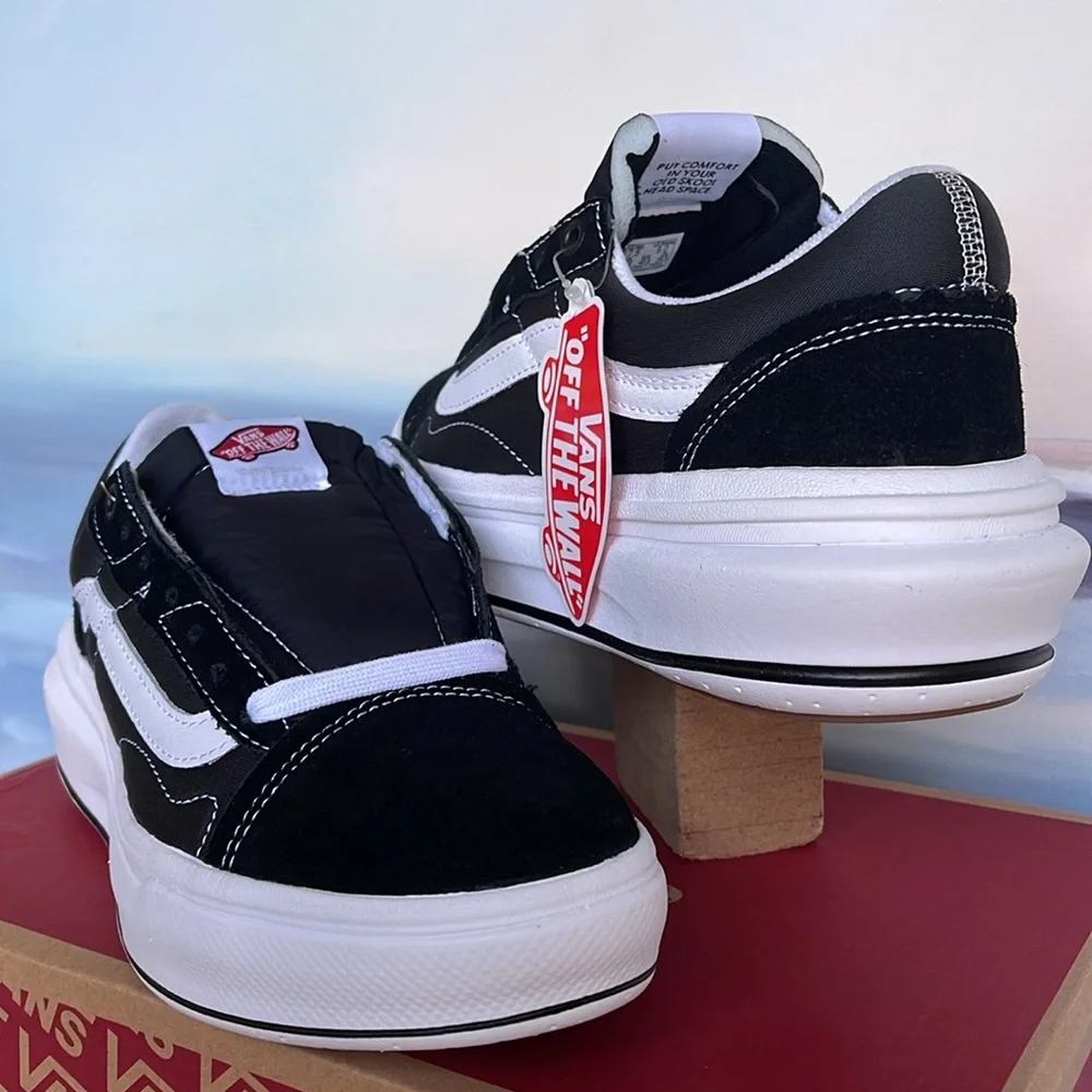 Vans WMNS Oid Skool Over Black/White VN0A7Q5EBA2 Sneakers Platforms